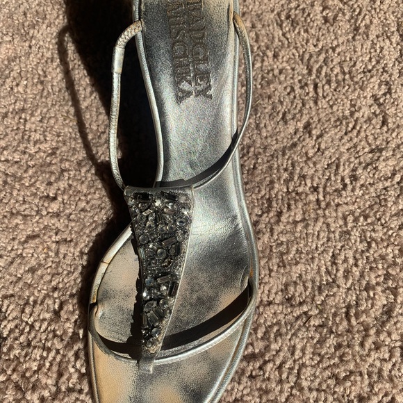 Badgley Mischka Shoes Badgley Mischka Silver Dress Heels Poshmark